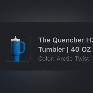 Stanley quencher arctic twist blue